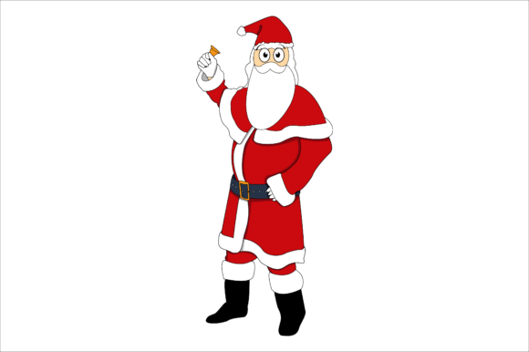 Bringing Red Santa Christmas Bells to Design