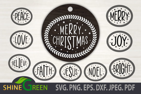 Christmas Ornaments Bundle - Round Sign: More Than Just a Decor Piece
