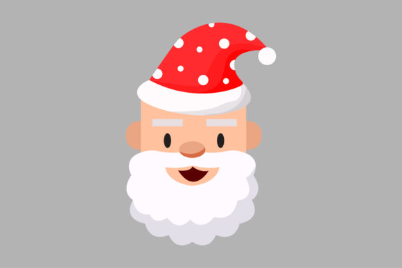 Christmas Santa Claus Polkadot Motif Hat: A Festive Display Font with Personality