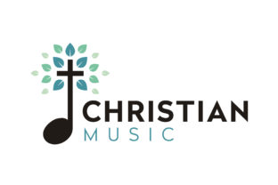 Designing a Cross Gospel Music Church Leaf Logo