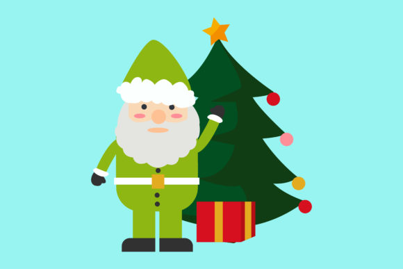 Evaluating the Santa Claus with Christmas Tree and Gift Motif for Your Holiday Display