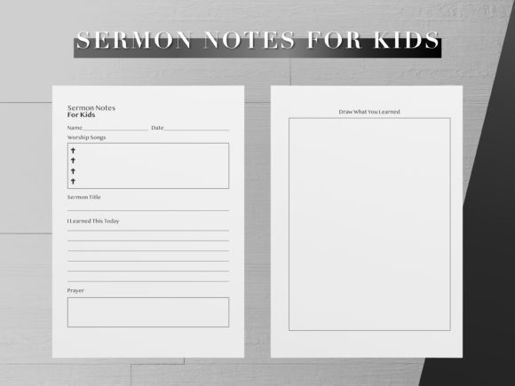 Making Faith Stick: The Quiet Power of Sermon Notes for Kids