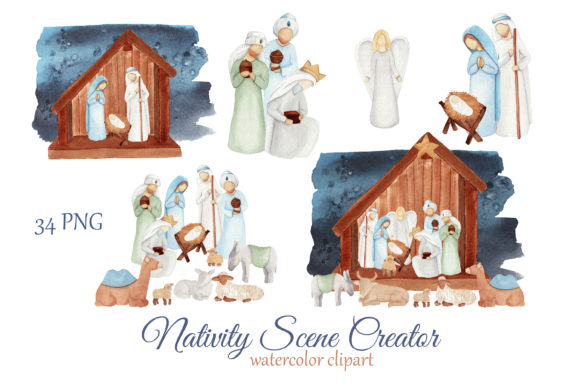 Nativity Clipart & Scene Creator