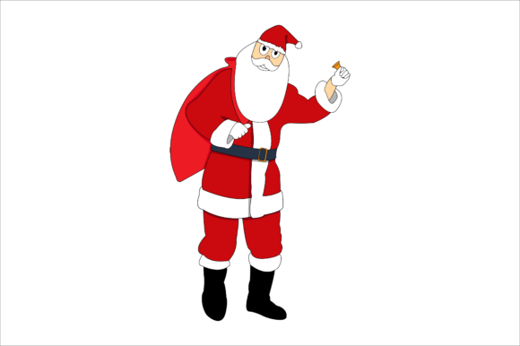 Red Santa Christmas Bring Bells and Gift: Intentional Use for Holiday Success