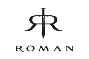 Sword Initial Letter R RR Roman Logo for Strong Branding