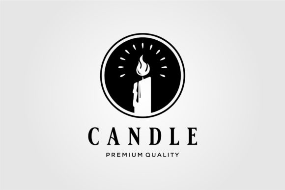 The Art and Appeal of Candle Light Vintage Flame Logo Design