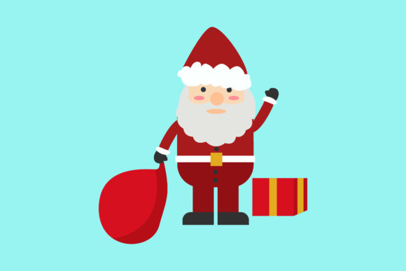 The Strategy Behind Santa Claus with His Sack and Gifts