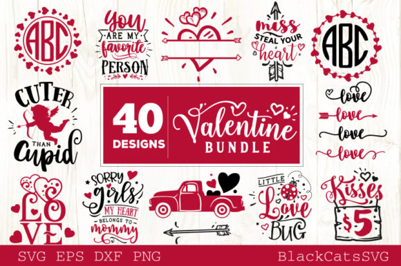 Unlocking Creative Potential with the Valentine's Day Bundle 40 Designs