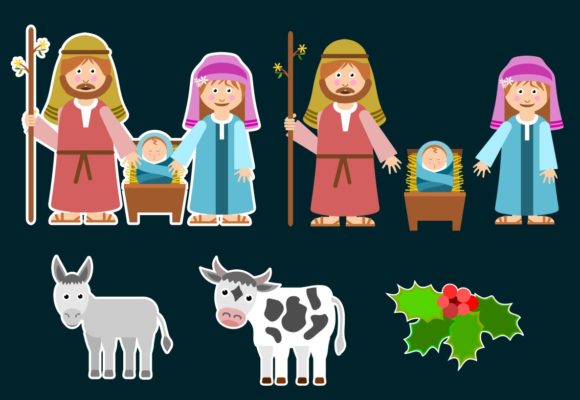 Vectorial File with Christmas Elements for Creatives